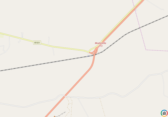 Map location of Middelfontein